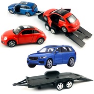 VOLVO XC90 + VW THE BEETLE + WELLY TRUCK 1:34