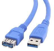 GEMBIRD CCP-USB3-AMAF-6 Modrý USB kábel 1,8m GEMBIRD CCP-USB3-AMAF-6 Modrý USB kábel 1,8m