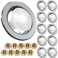 10x LED STROPNÉ SVETLO LED LAMPA OKRUHÁ LAMPA LED STROPNÉ LAMP GU10 10x LED STROPNÉ SVETLO LED LAMPA OKRUHÁ LAMPA LED STROPNÉ LAMP GU10