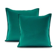 Zelené dekoratívne obliečky na vankúše, 2ks 45x45 Zelené dekoratívne obliečky na vankúše, 2ks 45x45