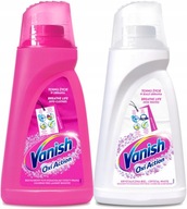 Vanish Oxi Pink White tekutý odstraňovač škvŕn 2x 1L = 2L Vanish Oxi Pink White tekutý odstraňovač škvŕn 2x 1L = 2L