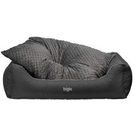 Biglo Bed Milano Minky Grey pohodlná posteľ, pelech pre psa, šedá XL Biglo Bed Milano Minky Grey pohodlná posteľ, pelech pre psa, šedá XL
