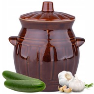 Kameninový sud na morenie, poľský hrniec, 2,7 l Kameninový sud na morenie, poľský hrniec, 2,7 l