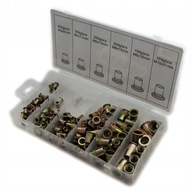 Oceľové nitovacie matice M3-M10 150 ks. HT8G505 HOGERT Oceľové nitovacie matice M3-M10 150 ks. HT8G505 HOGERT