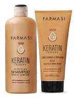 Set KERATIN šampón 360ml a kondicionér 200ml Keratin Therapy Farmasi Set KERATIN šampón 360ml a kondicionér 200ml Keratin Therapy Farmasi