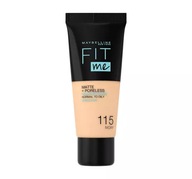 MAYBELLINE FIT ME MATTIFYING FOUNDATION IVORY 115 MAYBELLINE FIT ME MATTIFYING FOUNDATION IVORY 115