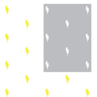 Lightning - maliarska šablóna THUNDER LIGHTNING