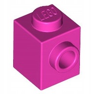 Lego Brick 1x1 87087 6217793 Dark Pink 1pc N