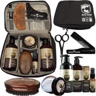 Beard Bross Set Brush Hrebeň Šablóna na fúzy Beard Bross Set Brush Hrebeň Šablóna na fúzy