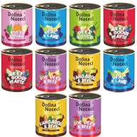 DOLINA NOTECI SUPERFOOD Mokré krmivo pre psov MIX Smaków 10 x 800 g bez obilnín DOLINA NOTECI SUPERFOOD Mokré krmivo pre psov MIX Smaków 10 x 800 g bez obilnín