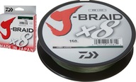 DAIWA J-BRAID X8 0,16MM 150M C ZELENÁ DAIWA J-BRAID X8 0,16MM 150M C ZELENÁ