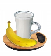 ELEKTRONICKÁ DREVENÁ KUCHYŇSKÁ VÁHA 5KG BAMBUS