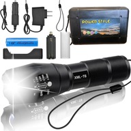 Výkonná taktická LED zoom baterka na prežitie Výkonná taktická LED zoom baterka na prežitie