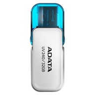 USB kľúč ADATA AUV240-32G-RWH (32 GB; USB 2.0; kruh USB kľúč ADATA AUV240-32G-RWH (32 GB; USB 2.0; kruh