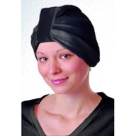 Efalock turban velúrový uterák čierny 50010/24