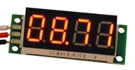 4-znakový digitálny voltmeter 3-30V červený V20