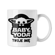 Hrnček Baby Yoda Grogu s potlačou mena Star Wars zadarmo personalizovaný Hrnček Baby Yoda Grogu s potlačou mena Star Wars zadarmo personalizovaný
