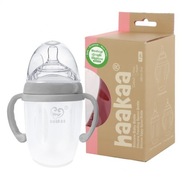 Haakaa silikónová fľaša na kŕmenie 250 ml šedá Haakaa silikónová fľaša na kŕmenie 250 ml šedá