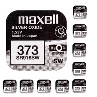 MAXELL 373 SR916SW 1,55V 10KS BATÉRIE MAXELL 373 SR916SW 1,55V 10KS BATÉRIE