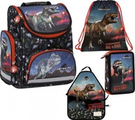Dinosaur školská taška, peračník, taška, zástera