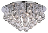 Luster, strieborné glamour krištáľové stropné svietidlo Luster, strieborné glamour krištáľové stropné svietidlo