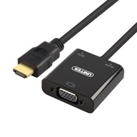 Unitek Y-6333 HDMI na VGA + audio adaptér Unitek Y-6333 HDMI na VGA + audio adaptér