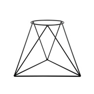 Trojuholníkový stojaci stojan na kvety 40 čierny GEOMETRIC
