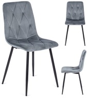 CAT Grey Velour stolička do podkrovnej jedálne CAT Grey Velour stolička do podkrovnej jedálne