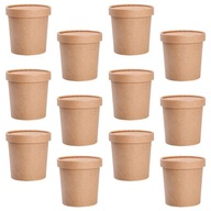 25 sád prenosných pohárov na polievku z ovsených vločiek