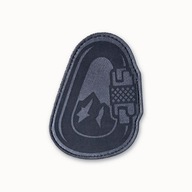 Nášivka na suchý zips, šedá, unikát, poľská horská značka Nášivka na suchý zips, šedá, unikát, poľská horská značka