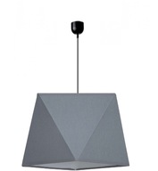 VEĽKÁ závesná lampa s tienidlom Diamond Grey