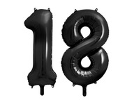 BALÓNY 18 PRE 18. ROKOV 18, ČIERNA 34'' 86cm 2ks BALÓNY 18 PRE 18. ROKOV 18, ČIERNA 34'' 86cm 2ks