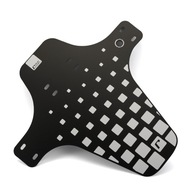 Blatník RaceFender Pixel Front 2.0, strieborný suchý zips Blatník RaceFender Pixel Front 2.0, strieborný suchý zips