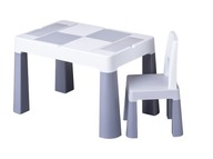 Tega Set MULTIFUN MF-001 sivý stôl + stolička