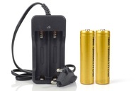 2xBATTÉRIA 18650 12000mAh BATÉRIA + Nabíjačka