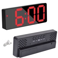 Stojanové hodiny teplomer USB LED digitálny zvukový senzor s veľkými číslicami Stojanové hodiny teplomer USB LED digitálny zvukový senzor s veľkými číslicami
