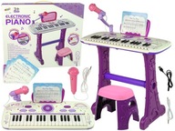 Klávesnica elektrického klavíra pre deti Pink Notes