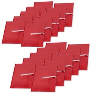 Červený plastový priečinok na dokumenty x20 A4