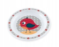 Canpol Plastový tanier 4/411 šedý vtáčik
