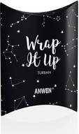 ANWEN Wrap It Up Bavlnený turban do vlasov Čierny