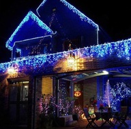 Osvetlenie vianočného stromčeka cencúle 200 LED FLASH modrá Osvetlenie vianočného stromčeka cencúle 200 LED FLASH modrá