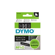 Páska DYMO D1 12mm/7m biela na čiernej