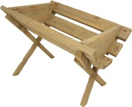 Drevená KOLÍSKA pre Ježiška, výška/dĺžka 40,0 cm Drevená KOLÍSKA pre Ježiška, výška/dĺžka 40,0 cm