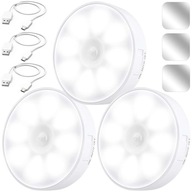 3X LED LAMPA SCHODISKOVÉ SVETLÁ SADA SO SNÍMAČOM POHYBU NOČNÁ SCHODISKOVÁ LAMPA DO ŠATNÍKA 3X LED LAMPA SCHODISKOVÉ SVETLÁ SADA SO SNÍMAČOM POHYBU NOČNÁ SCHODISKOVÁ LAMPA DO ŠATNÍKA