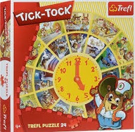 okrúhle kocky PUZZZLE TICK-TOCK 24 KUSOV