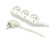 Predlžovací kábel 3 zásuvky s uzemnením 3m 10A 230V Predlžovací kábel 3 zásuvky s uzemnením 3m 10A 230V