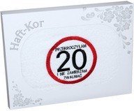 UTERÁK 70x140 S VÝŠIVKOU NA DARČEK K 20. NARODENINÁM UTERÁK 70x140 S VÝŠIVKOU NA DARČEK K 20. NARODENINÁM