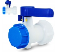 Klapkový ventil pre IBC MAUZER (GW S60x6 s výstupom GZ S60x6) IBCS60F-BTVS60M Klapkový ventil pre IBC MAUZER (GW S60x6 s výstupom GZ S60x6) IBCS60F-BTVS60M
