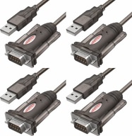 Unitek Y-105 USB - RS232 konvertorový adaptér 1,4m x4