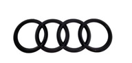 Logo emblému pre Audi 249 mm Predné čierne lesklé
